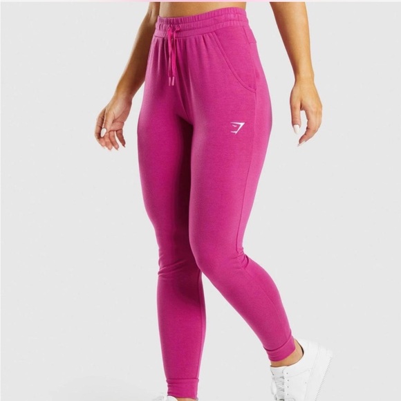 Gym Shark Pink Joggers - Picture 1 of 8